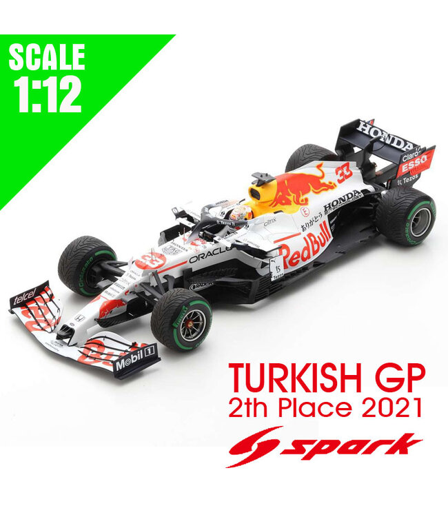 Oracle Red Bull  Racing F1 Team RB18 2021 -  M. Verstappen #33 2th Place GP Turkey