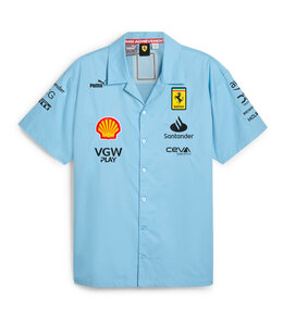 Scuderia  Ferrari F1 2024 Adult GP Miami Team Shirt Blue