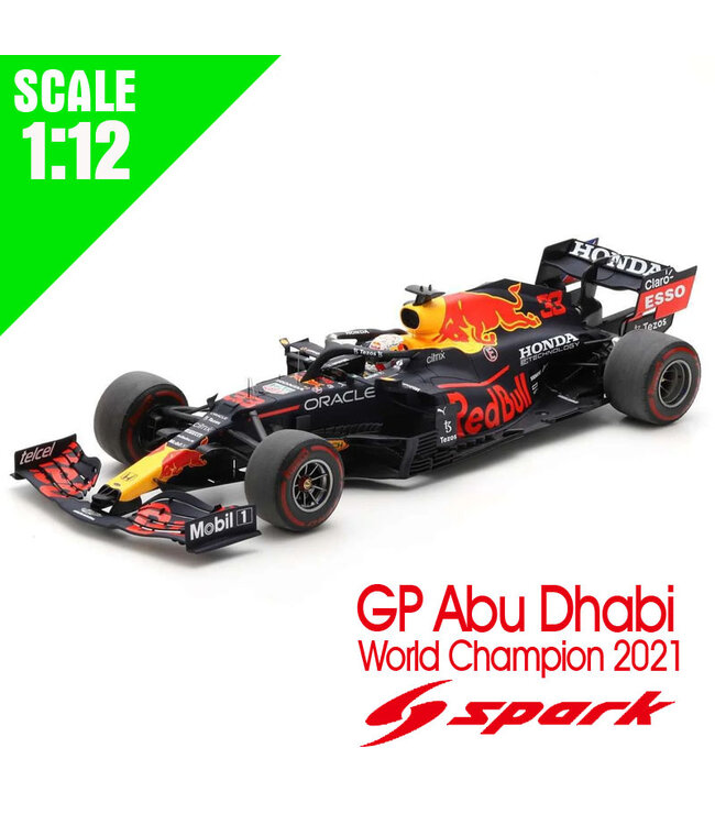Oracle Red Bull  Racing F1 Team RB18 2021 -  M. Verstappen #33 Winner GP Abu Dhabi