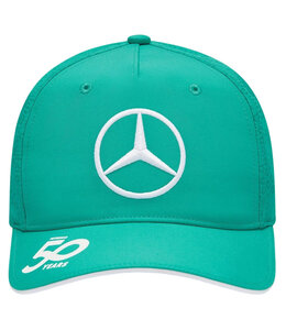 Mercedes AMG Petronas F1 Team 2024 Adult "Petronas 50 Years" Baseball Cap