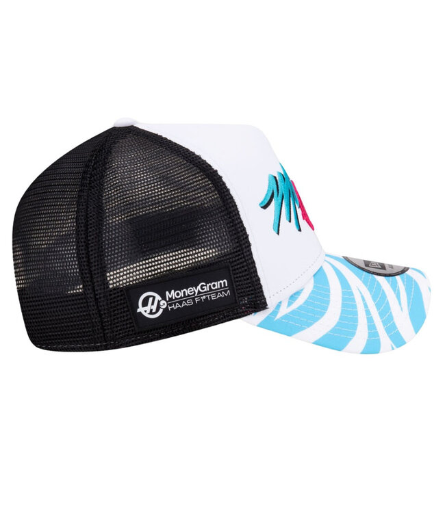 Haas F1 Team GP Miami Team Baseball Cap White Adult - Collection 2024