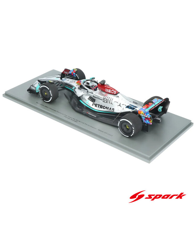 Mercedes AMG Petronas F1 Team F1 W13E 2022 George Russell #63 Miami GP