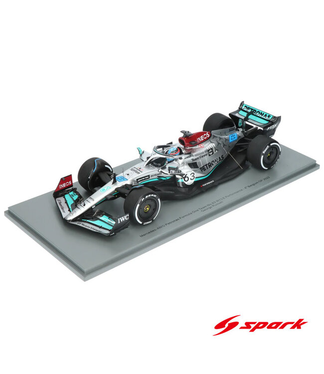 Mercedes AMG Petronas F1 Team F1 W13E 2022 George Russell #63 Belgium GP