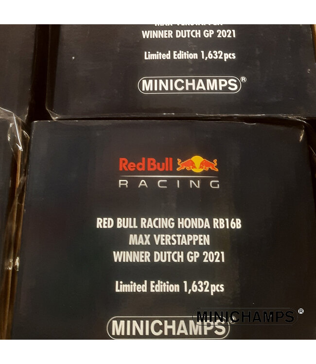 Oracle Red Bull  Racing F1 Team Honda RB16B 2021 -  M. Verstappen #33 Winner Dutch GP Zandvoort 2021