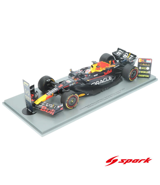 Oracle Red Bull  Racing F1 Team Oracle RB19 2023 -  M. Verstappen #1 Winner GP Qatar 2023
