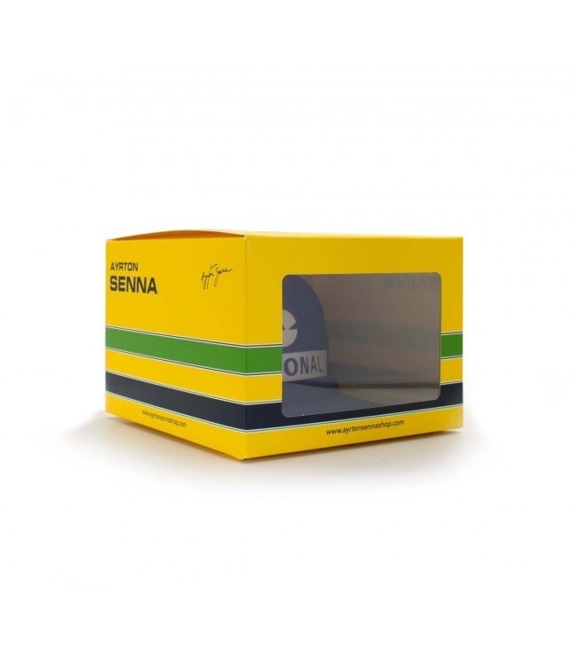 Ayrton Senna Flat Brim Cap Nacional Blue Adult - Senna Foundation Collection
