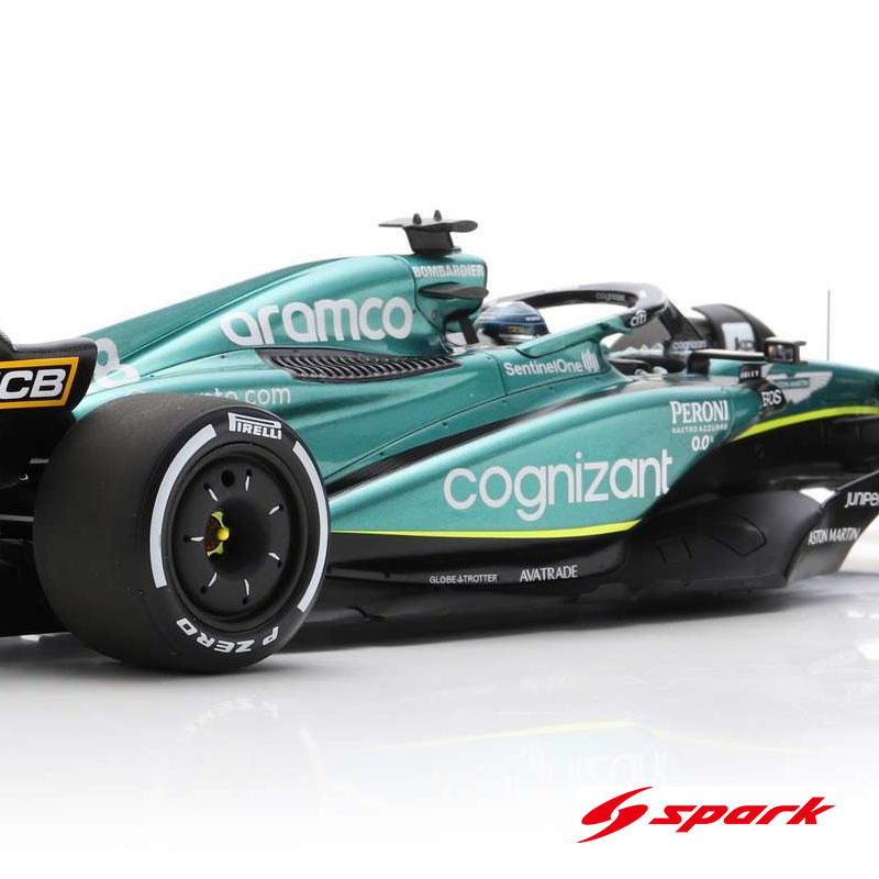 Fernando Alonso Aston Martin AMR23 n° 14 3ème GP Bahrain 2023 F1 1/18