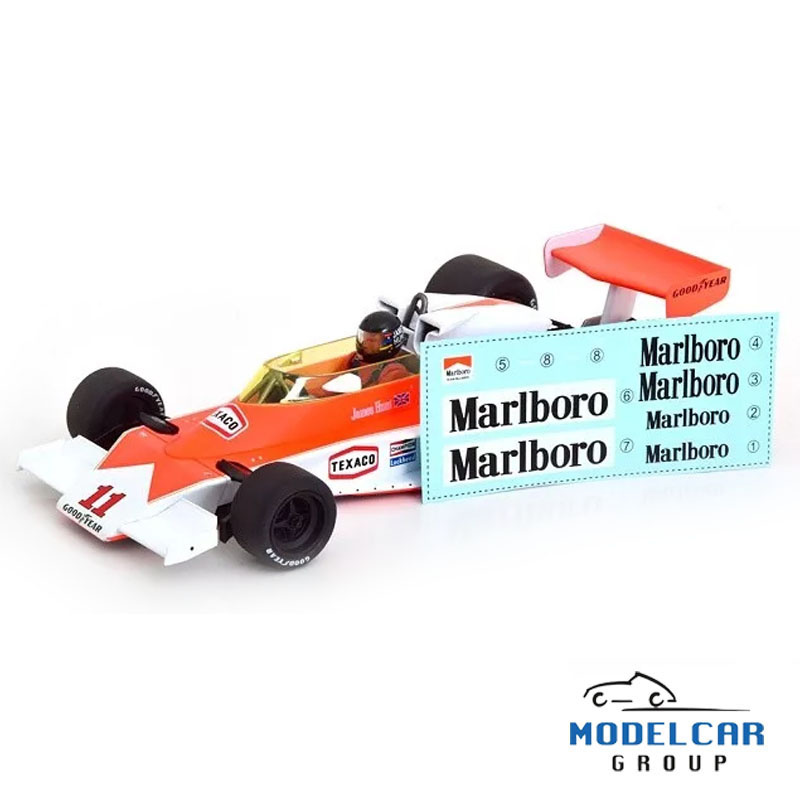 McLaren M23 1:8 スケールモデル Marlboro McLaren F1 1976 Model - Officiële F1 merchandise dealer - F1.NL
