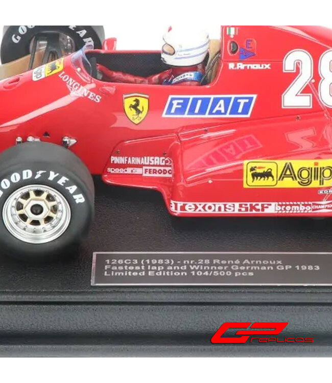 Scuderia  Ferrari 126C3 Arnoux #28 GP Germany 1983