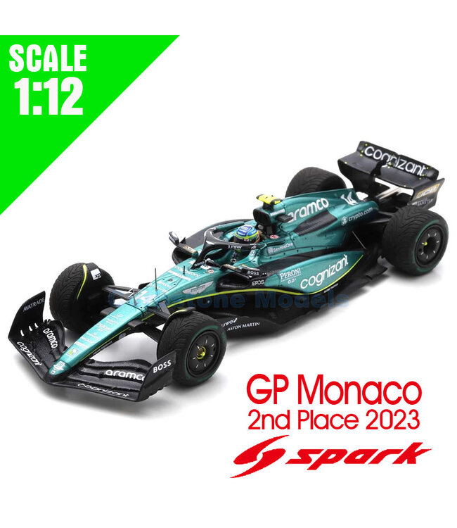 Aston Martin Cognizant F1 Team AMR23 2023 -  F. Alonso #14 2nd GP Monaco