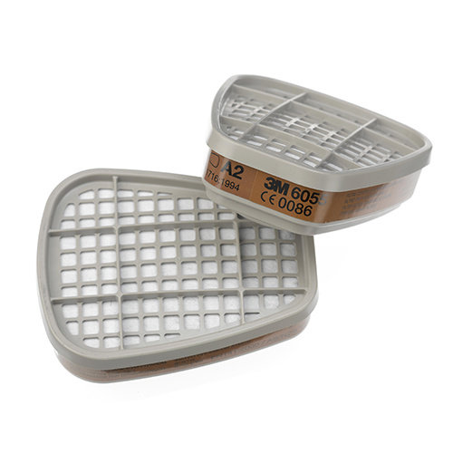 3M Dampfilter A2 6055 - set van 2 stuks 3M Dampfilter A2 6055 - set van 2 stuks