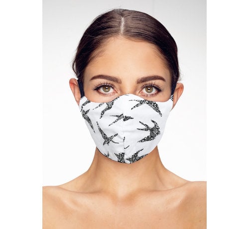 Street Wear Mask Washable mask made of OEKO TEX cotton - 3D preshaped