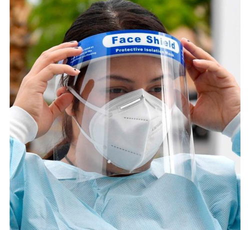 Mondkapjes.nl Face Shield - Groot | 1 stuks