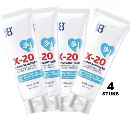 Mondkapjes.nl Desinfectie Handgel   X-20 | Tubes van 80ml