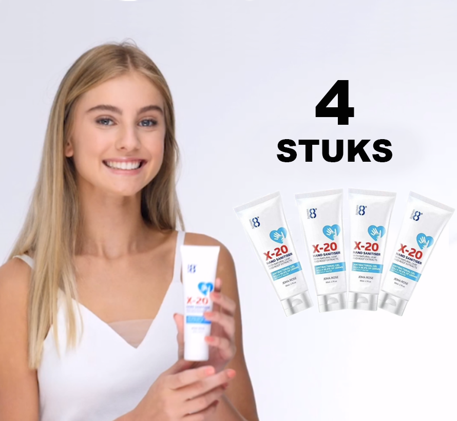 Desinfectie Handgel   X-20 | Tubes van 80ml