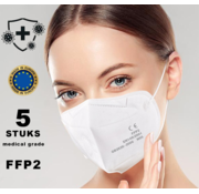 Mondkapjes.nl 5 pieces FFP2 - N95 - Medical made in EU