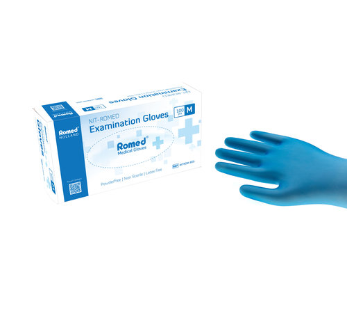 Romed 100 pieces Romed Holland Nitromed Medical Examination Gloves NitRomed