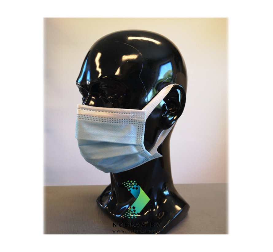 Budget Surgical masks packed in a disposable box (GB/T 32610-2016)