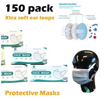 Mondkapjes.nl 150 pack Budget Surgical masks (GB/T 32610-2016)