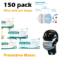 150 pack Budget Surgical masks packed in a disposable box (GB/T 32610-2016)