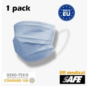 NOBRAA 1x IIR Surgical Medical Mask blue- Made in EU