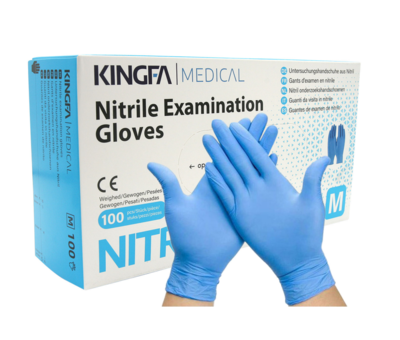 Kingfa  100 Medische nitril onderzoekshandschoenen | Kingfa KS-ST RT021