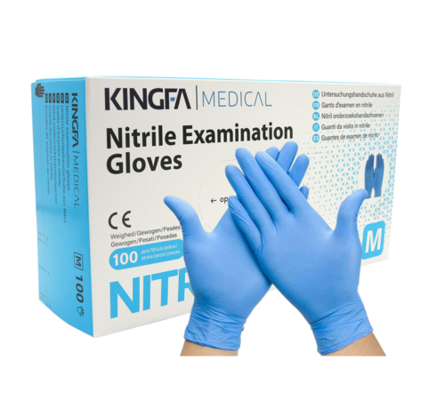 Kingfa 100 Medical nitrile examination gloves | Kingfa KS-ST RT021
