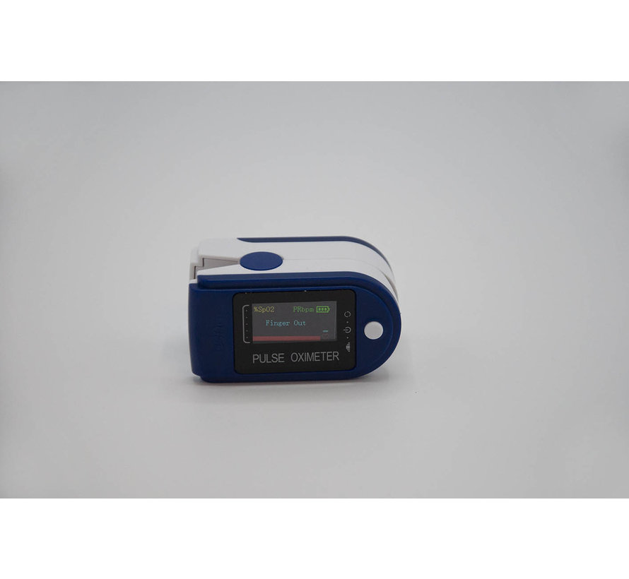 Zuurstofmeter | Blauw | Saturatiemeter LK87