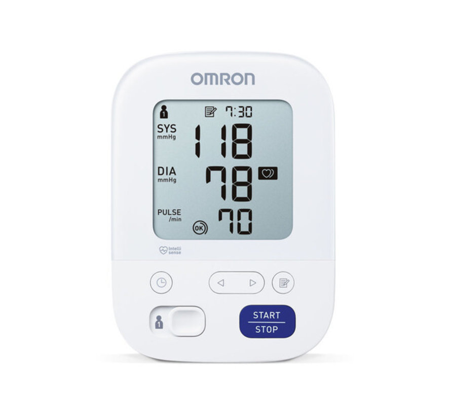 Omron M3 Comfort  blood pressure monitor +  Intelli-wrap