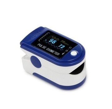 Pulse Saturatiemeter | Zuurstofmeter |  Blauw | CMS50D + Bluetooth