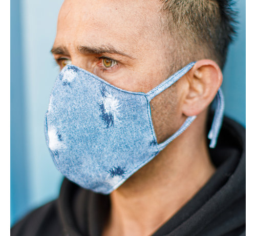 Street Wear Mask Washable Facemask |  Jeans | Streetwear M05 | Soft Cotton | Single pack