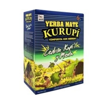 Kurupi Yerba Mate Kurupí Cedron Kapi Menta 500g