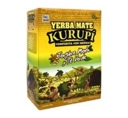 Kurupi Yerba Mate Kurupí Jengibre Menta 500g