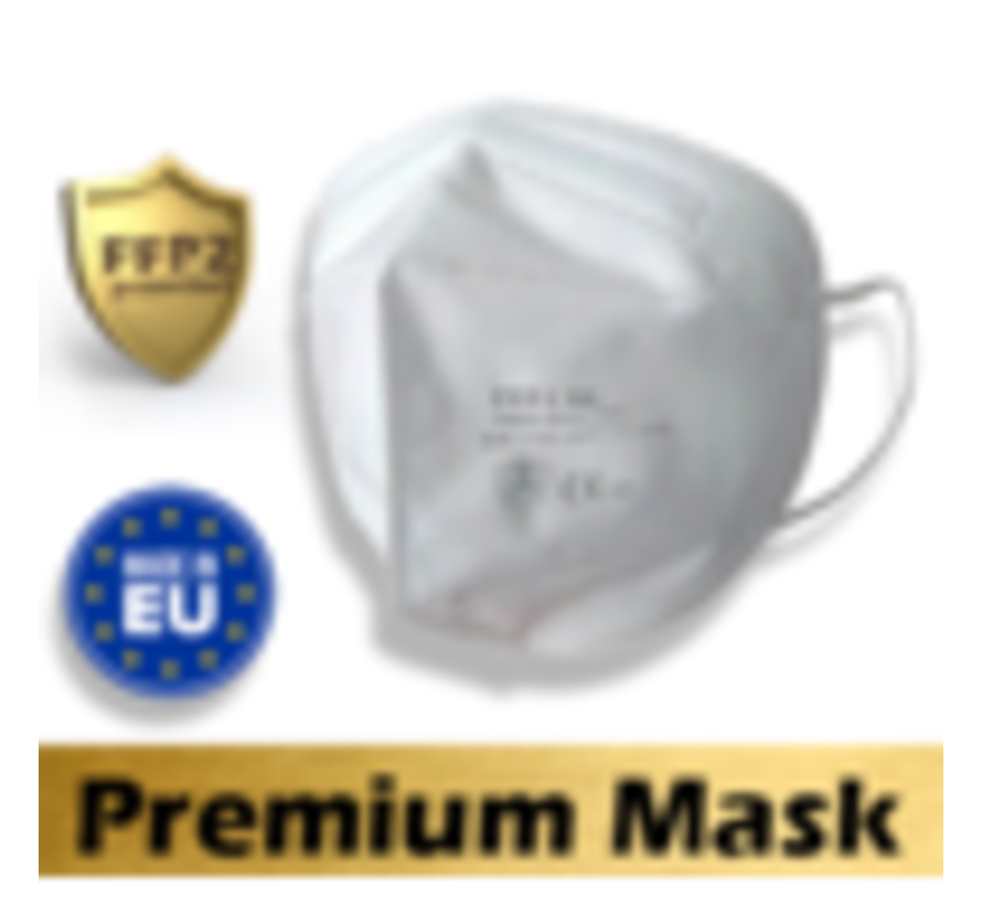 20 pc FFP2 Face Masks | Black | White | Made in Europe