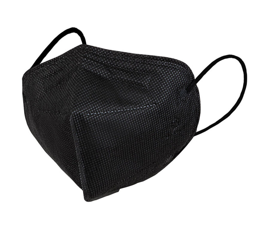 20 Medische  FFP2 N95 masker | Zwart | Made in EU