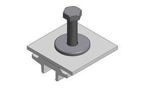 Van der Valk 774223 Alu. micro-omvormer klem (klemsysteem)