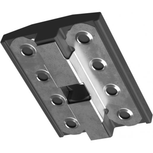 Clickfit 100-3022B Module klemplaat zwart