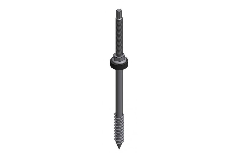 Van der Valk 747922 Rvs. stokschroef M12x350mm
