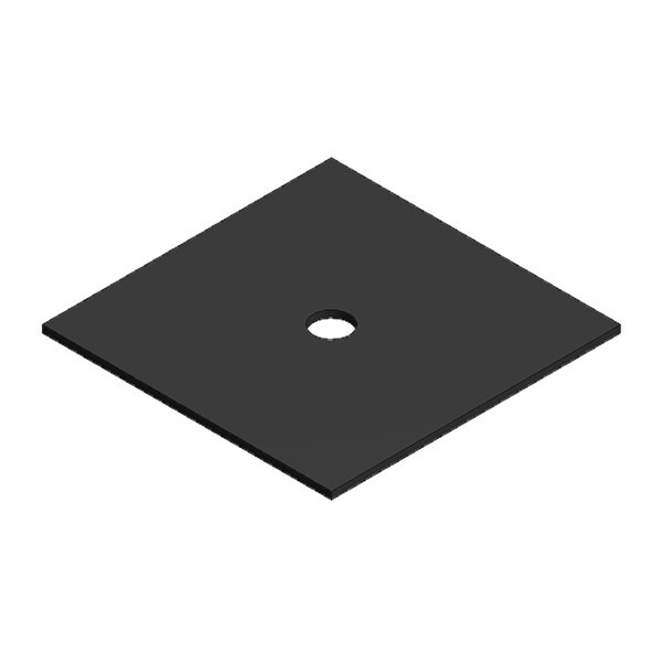 Van der Valk 779220 Rubber plaatje 40x40x1 mm