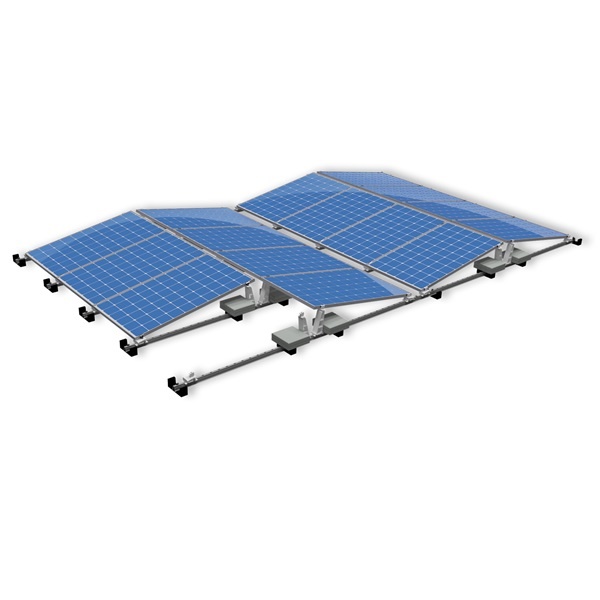 Van der Valk Pro+ 3 Rijen van 1 dakje Oost/West Opstelling portret (6 panelen)
