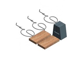 Van der Valk 747878 flashing montageset voor lei dakhaak