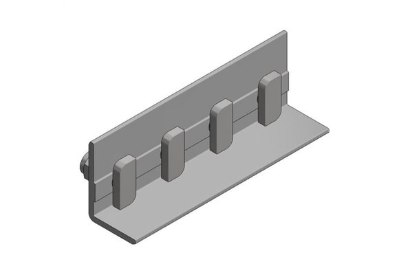 Van der Valk 724863 Alu. koppelstuk side 4xhk M8x20