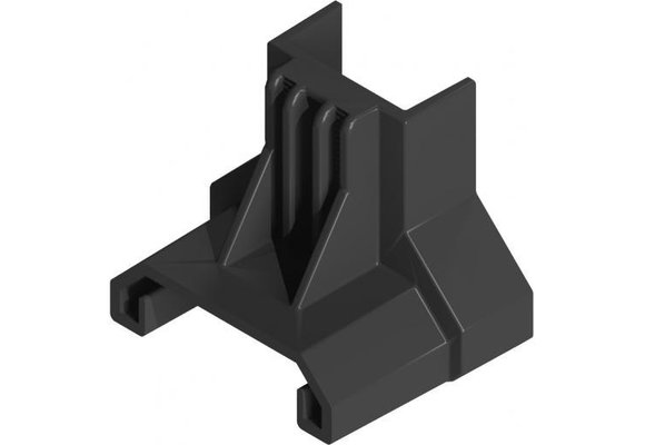 Clickfit 100 8065-B EVO STAALDAK EINDKLEMSTEUN ZWART