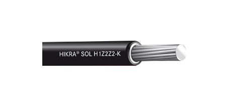Solar Kabel 6mm2 ZWART per meter
