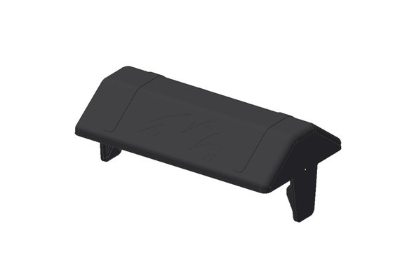 Van der Valk 739006 Kunststof Afdekkapje tussenklem Zwart