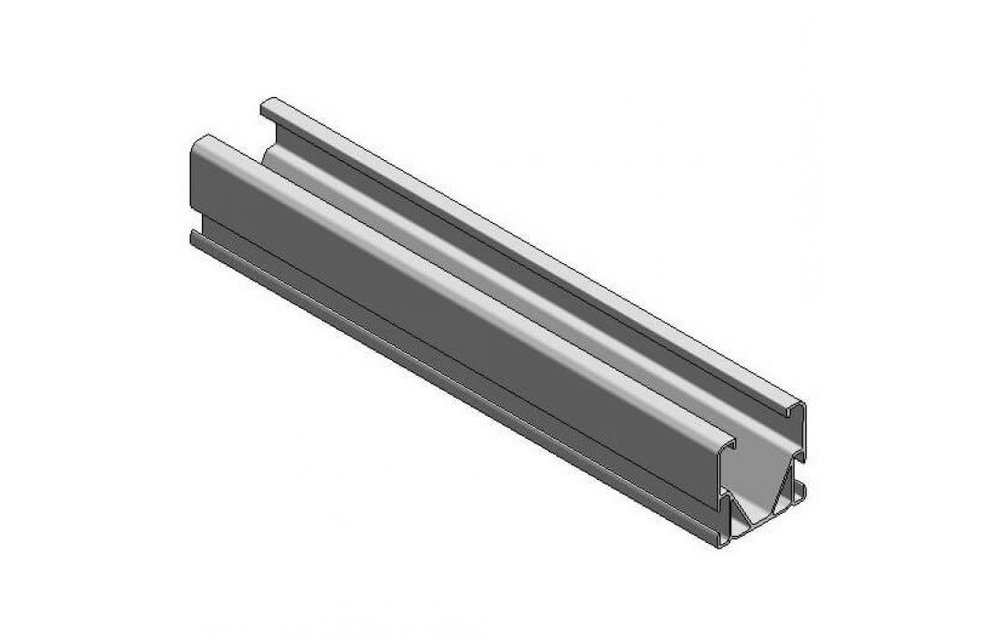 Van der Valk 701703248 Basis profiel SIDE voor INLEGGEN en KLEMMEN, lengte 3248mm, ALUMINIUM