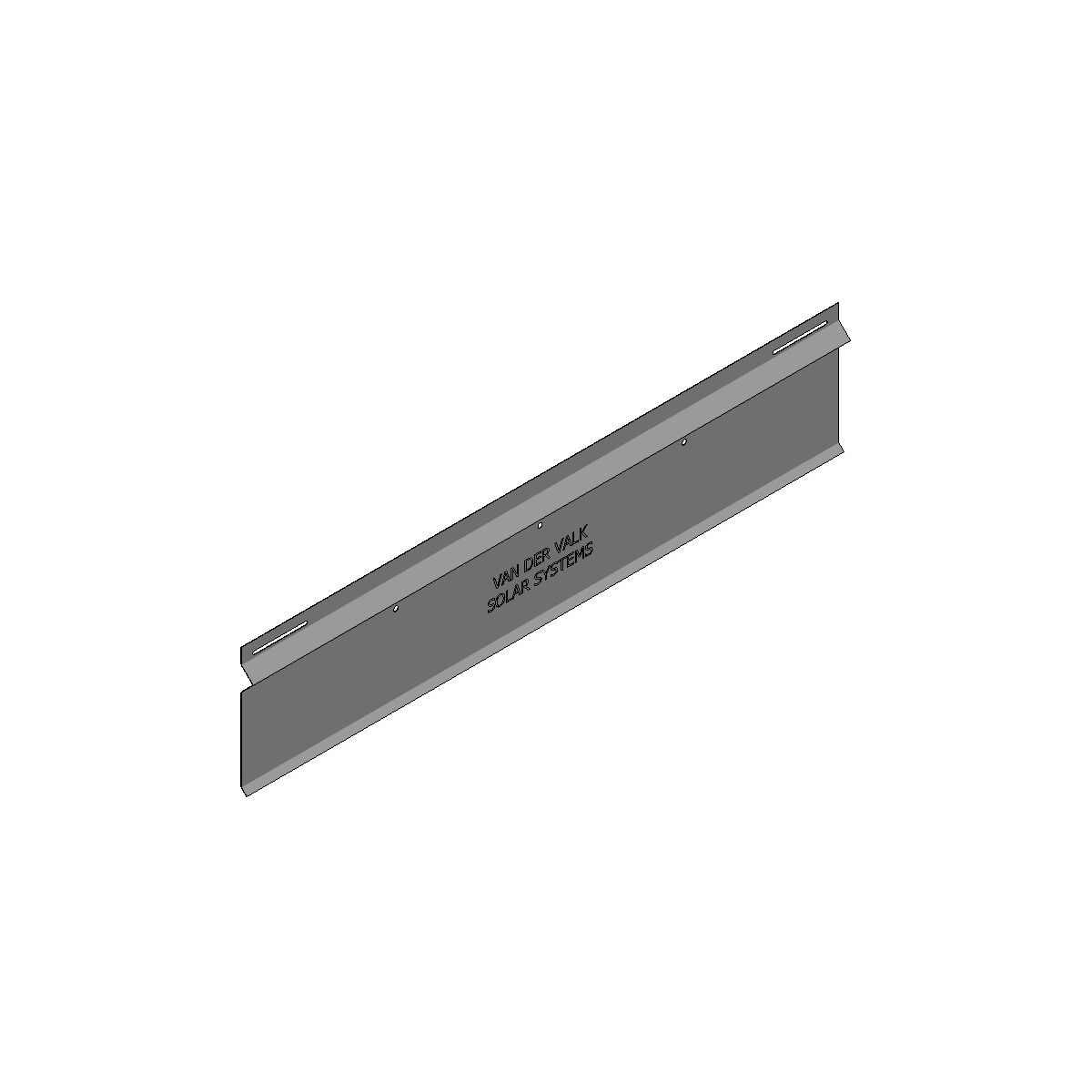 Van der Valk 742521 Valkpro+ Portret 10 graden achterplaat 1360mm