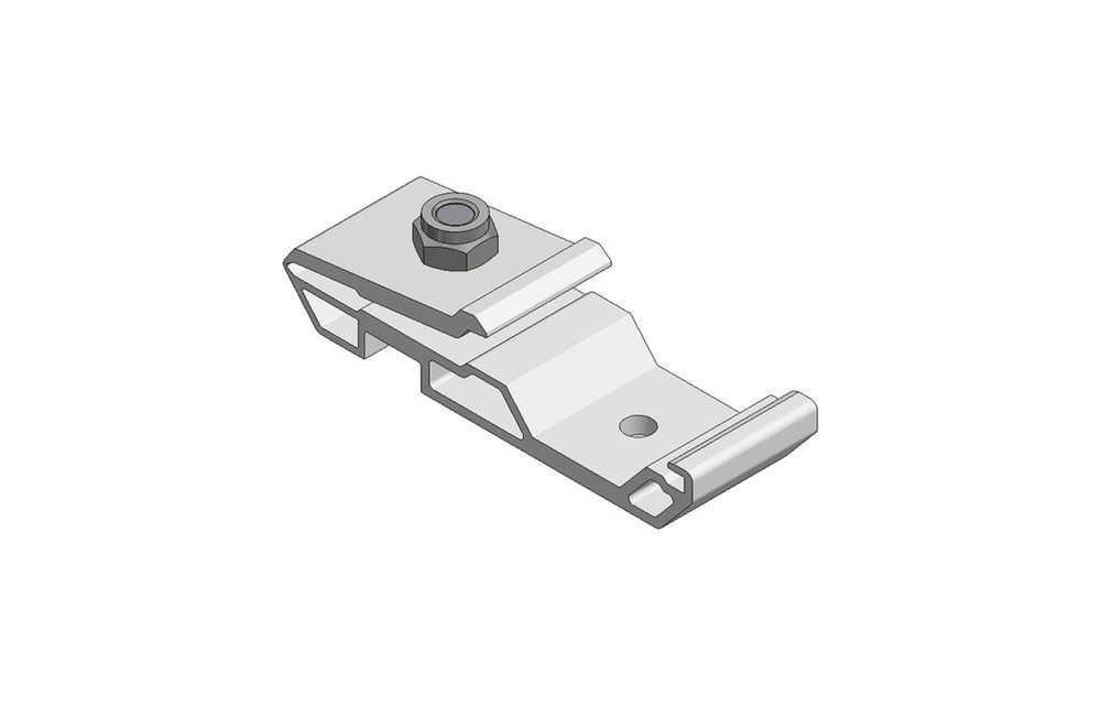 Van der Valk 724031 Alu montageklem 30mm voor inlegsysteem op trapezium daken