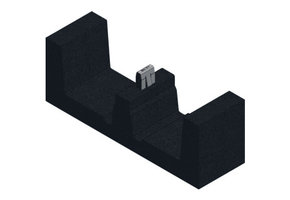 Van der valk  729622 Rubber tegeldrager 250x75x90mm ValkPro+