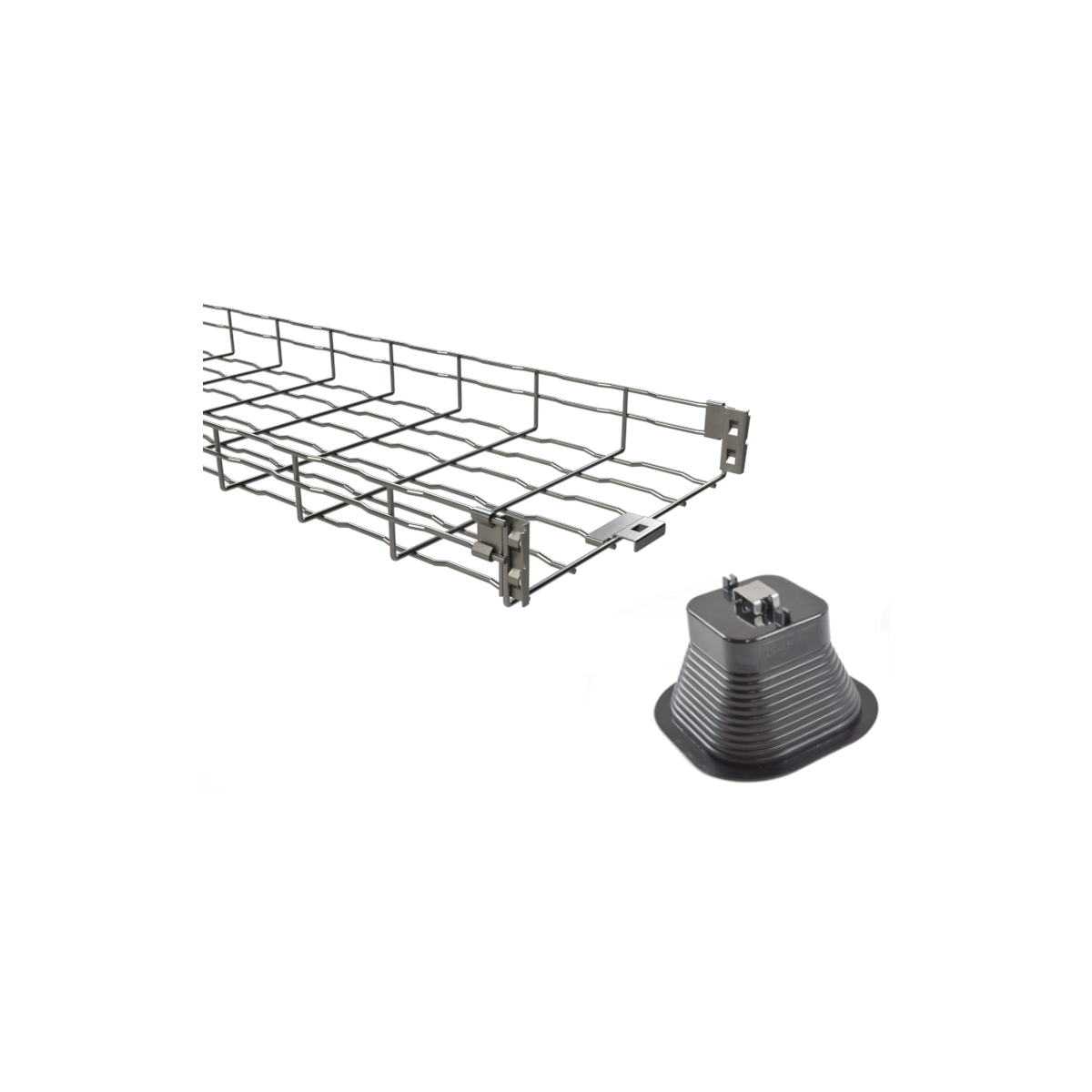 Conduct Roofsupport click draadgoot set 65x100 EZ 12mtr